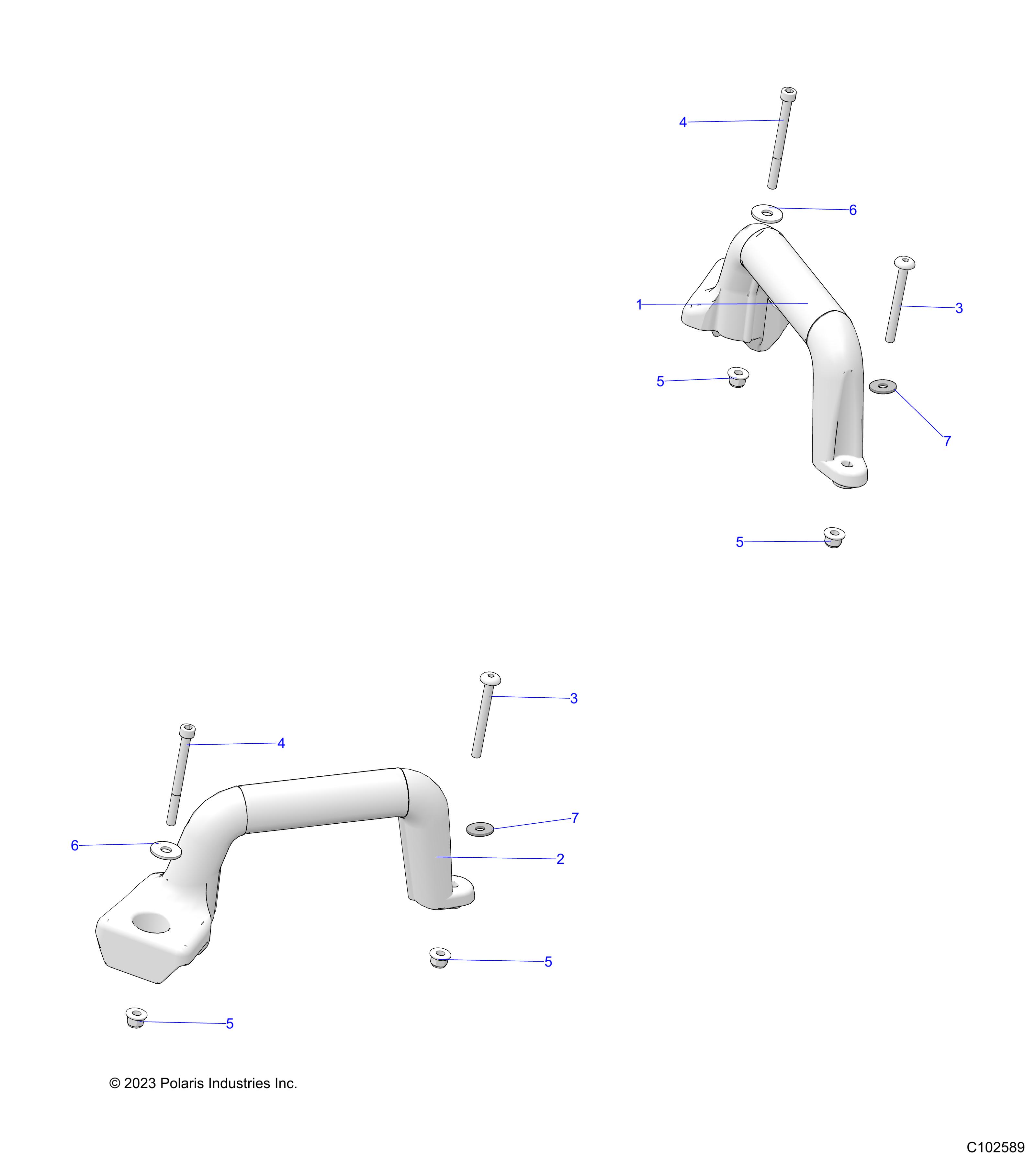 BODY, HANDGRIPS - A24SLE95FN/S95CN/S95FN (C102589)