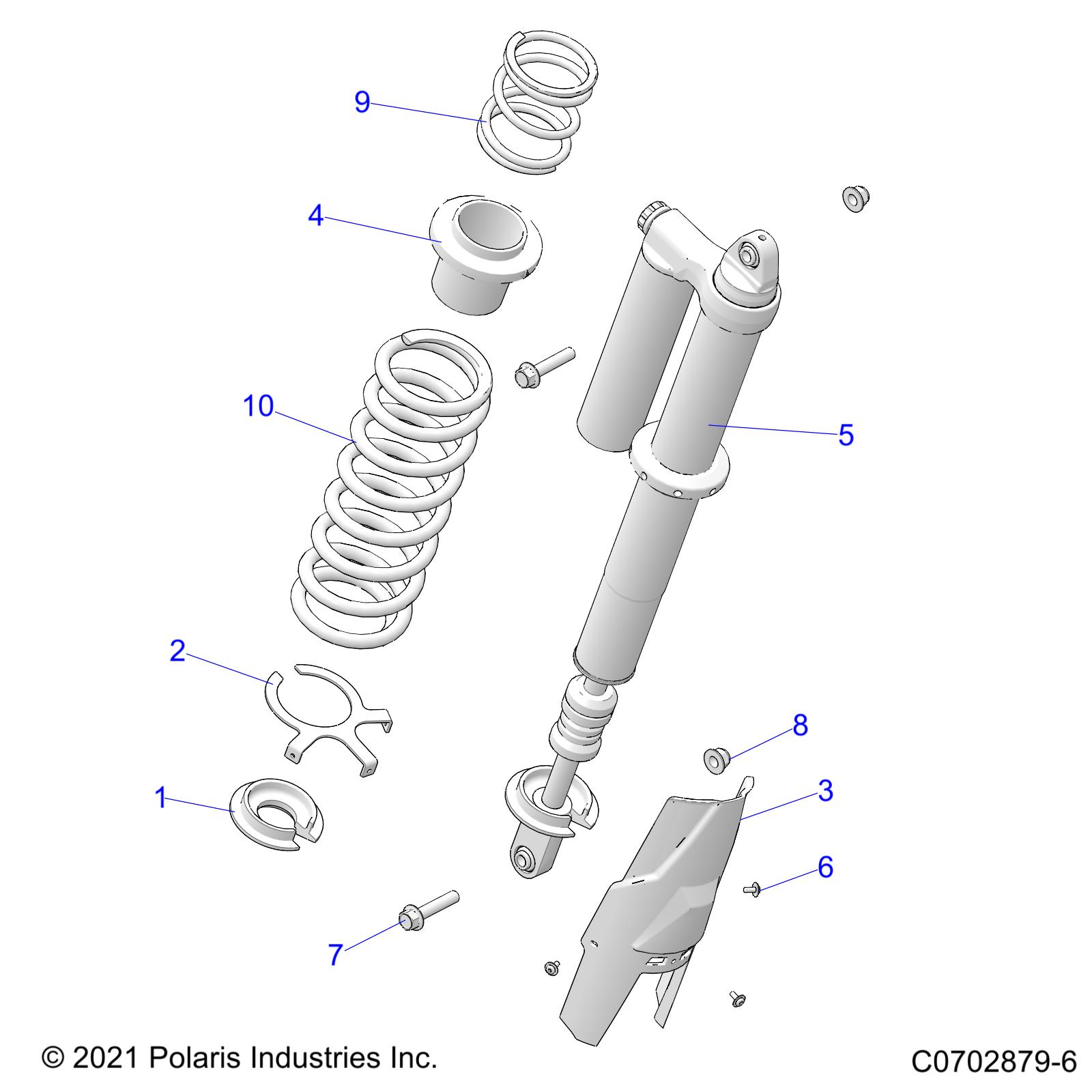 SUSPENSION, REAR SHOCK MOUNTING, STANDARD/PREMIUM - Z22R4E92AD/AJ (C0702879-6)