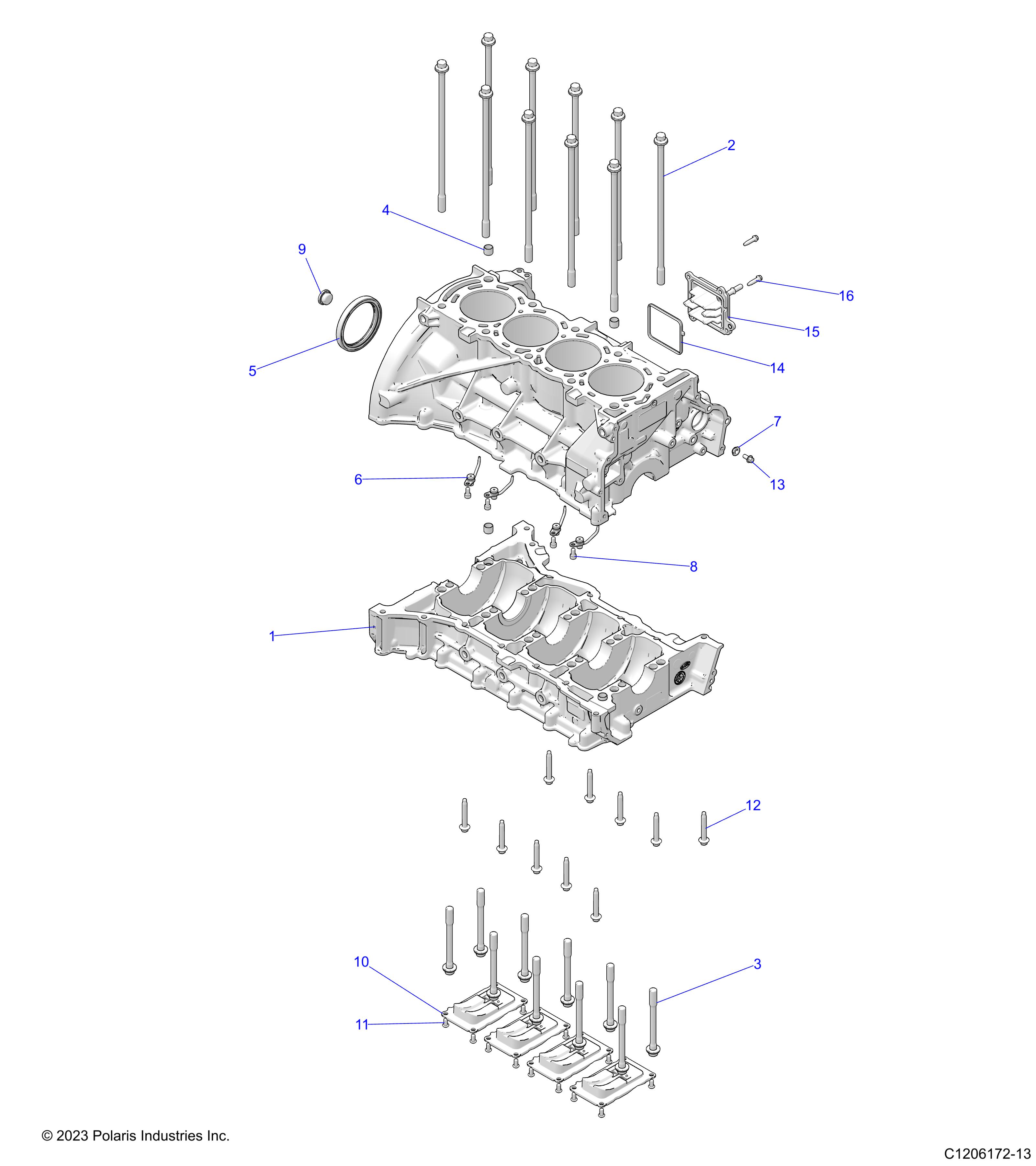 ENGINE, CYLINDER BLOCK - Z24RGC2KAH/BH (C1206172-13)