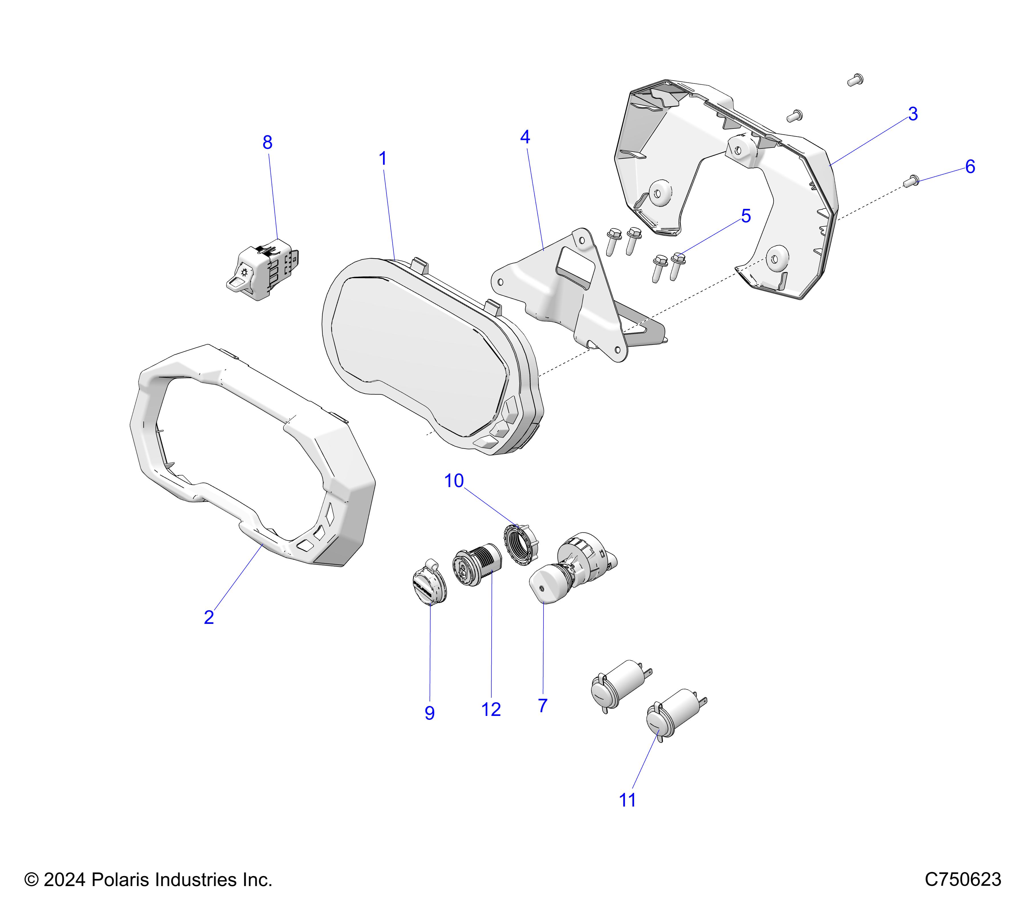 ELECTRICAL, DASH INSTRUMENTS, CONTROLS, & LIGHTING - Z25X4B92AP/BP (C750623)