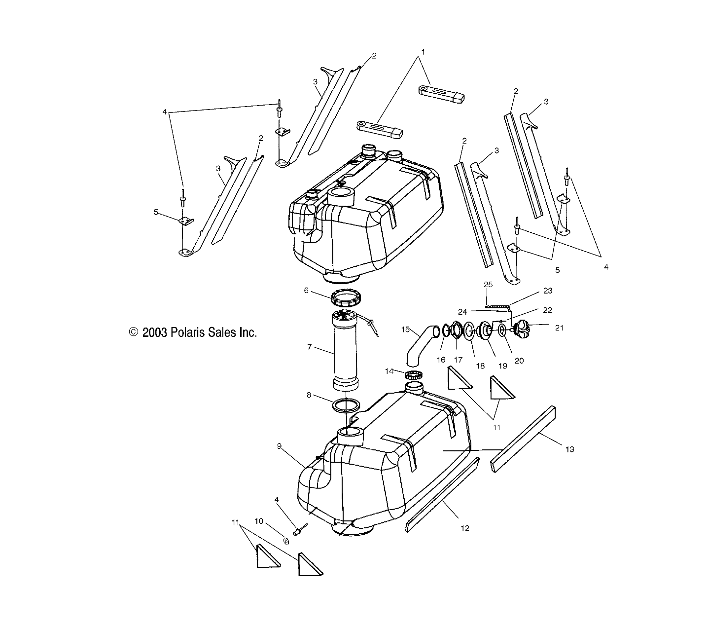 FUEL TANK - W045098CA/IA (4990459045A10)