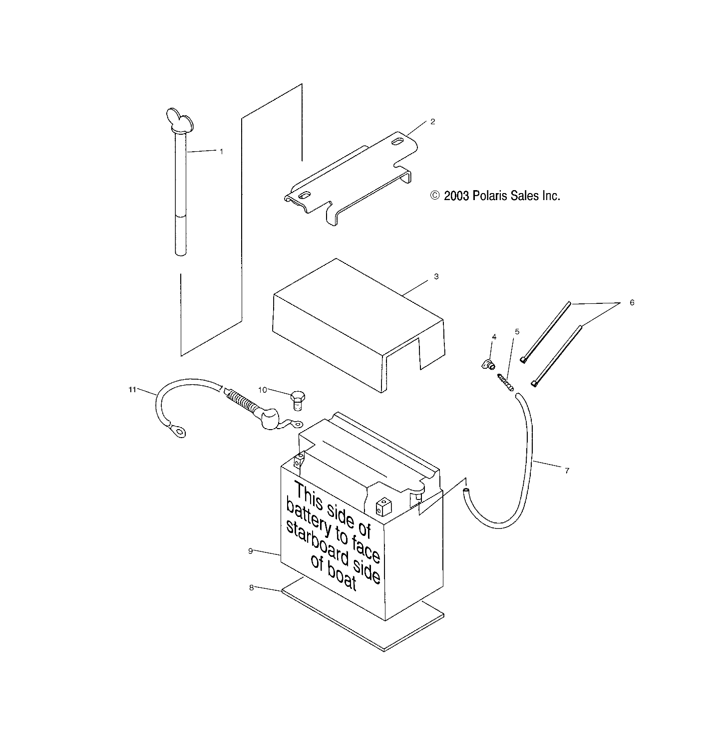 BATTERY - W045101CA/W045101IA (4990479047B07)