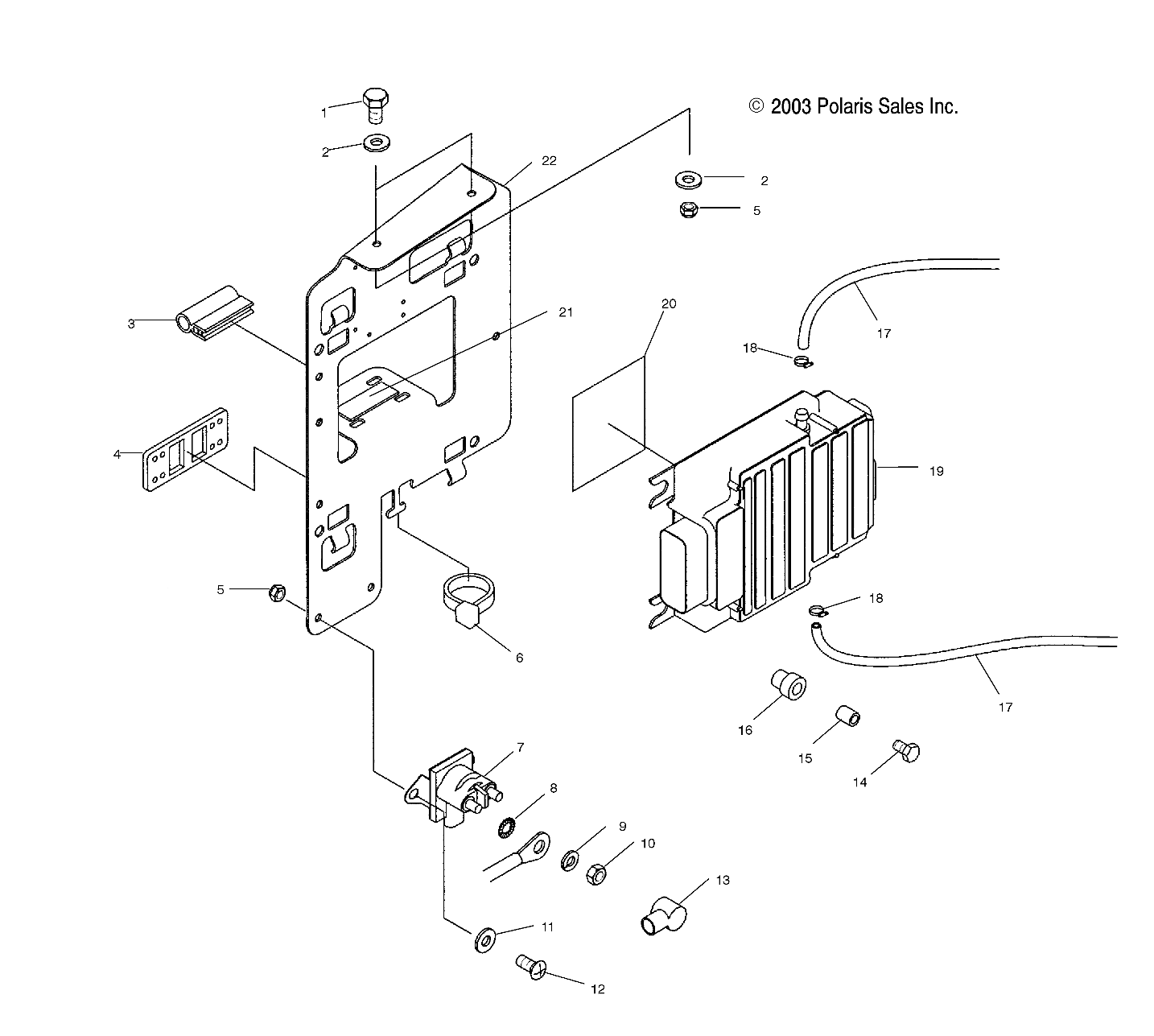 ELECTRICAL BOX MOUNTING - W045101CA/W045101IA (4990479047B08)