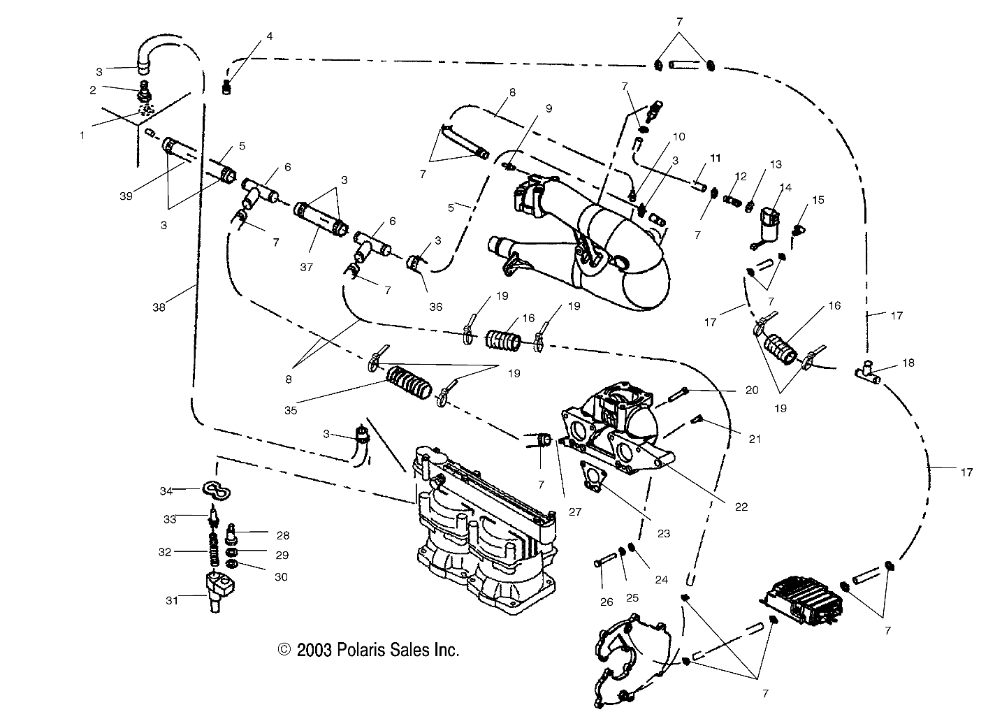 COOLING SYSTEM - W045101CA/W045101IA (4990479047B09)