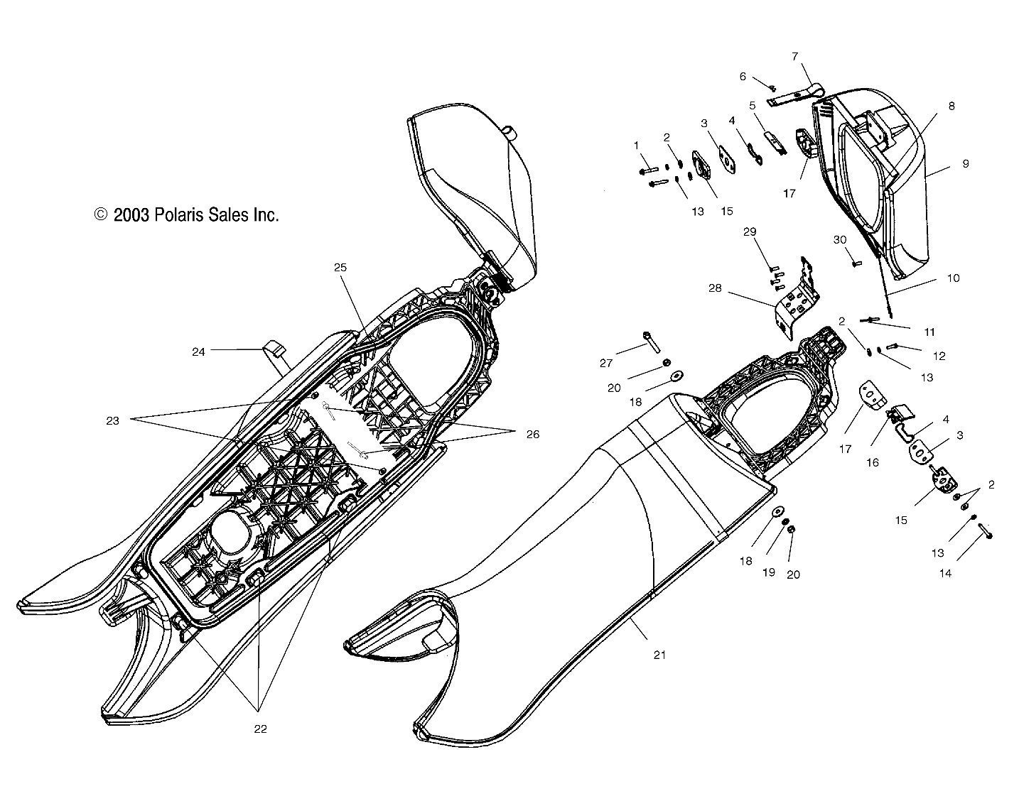 SEAT - W045197DA/IA (4990499049A11)