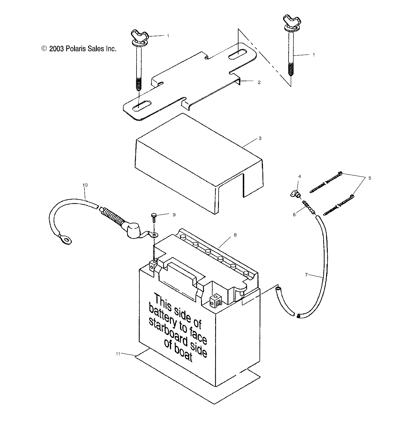 BATTERY BOX - W045197DA/IA (4990499049B07)