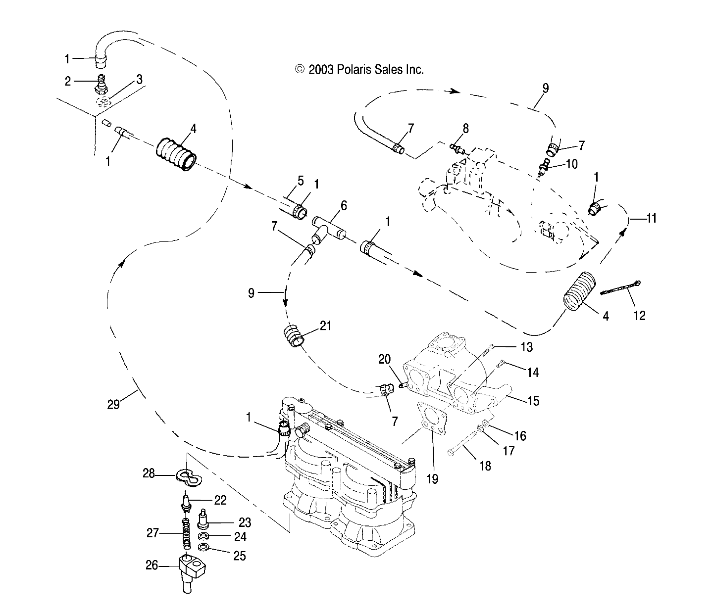 COOLING SYSTEM - W045197DA/IA (4990499049B08)