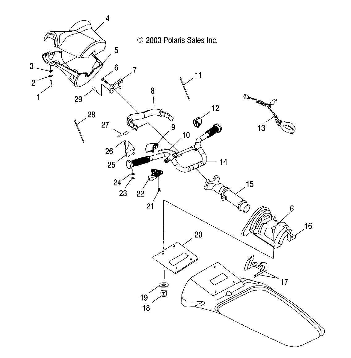 STEERING - W045297DA/IA/IB (4990519051A13)