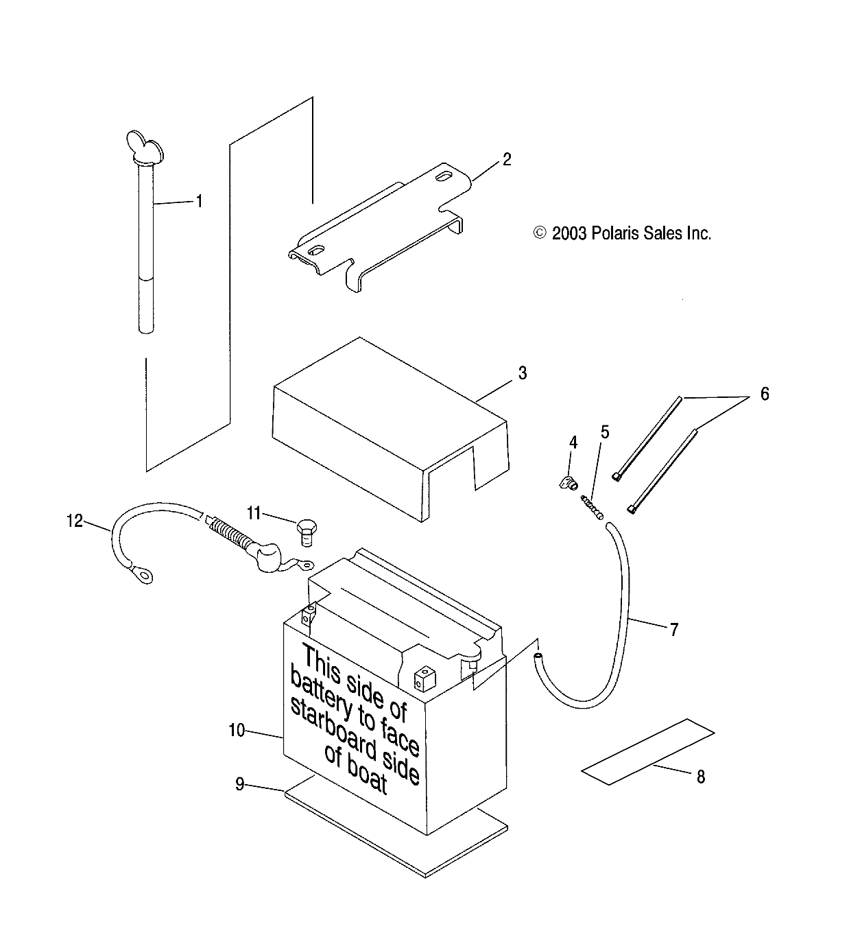 BATTERY - W045297DA/IA/IB (4990519051B05)