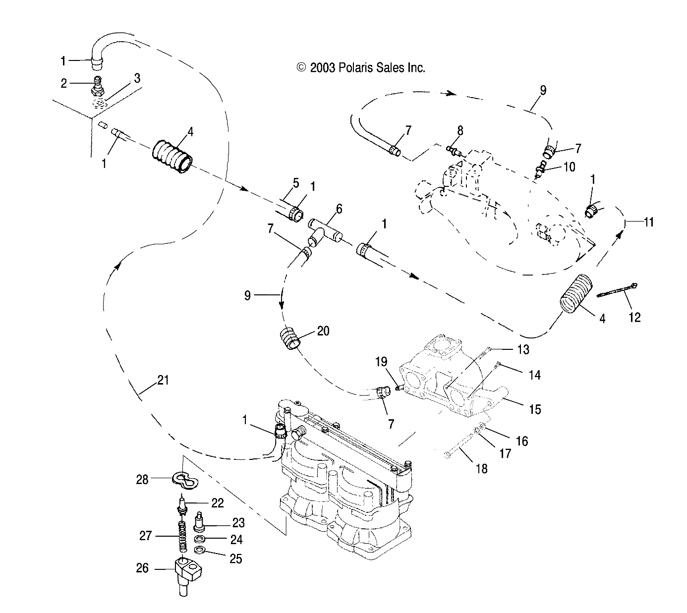 COOLING SYSTEM - W045297DA/IA/IB (4990519051B06)