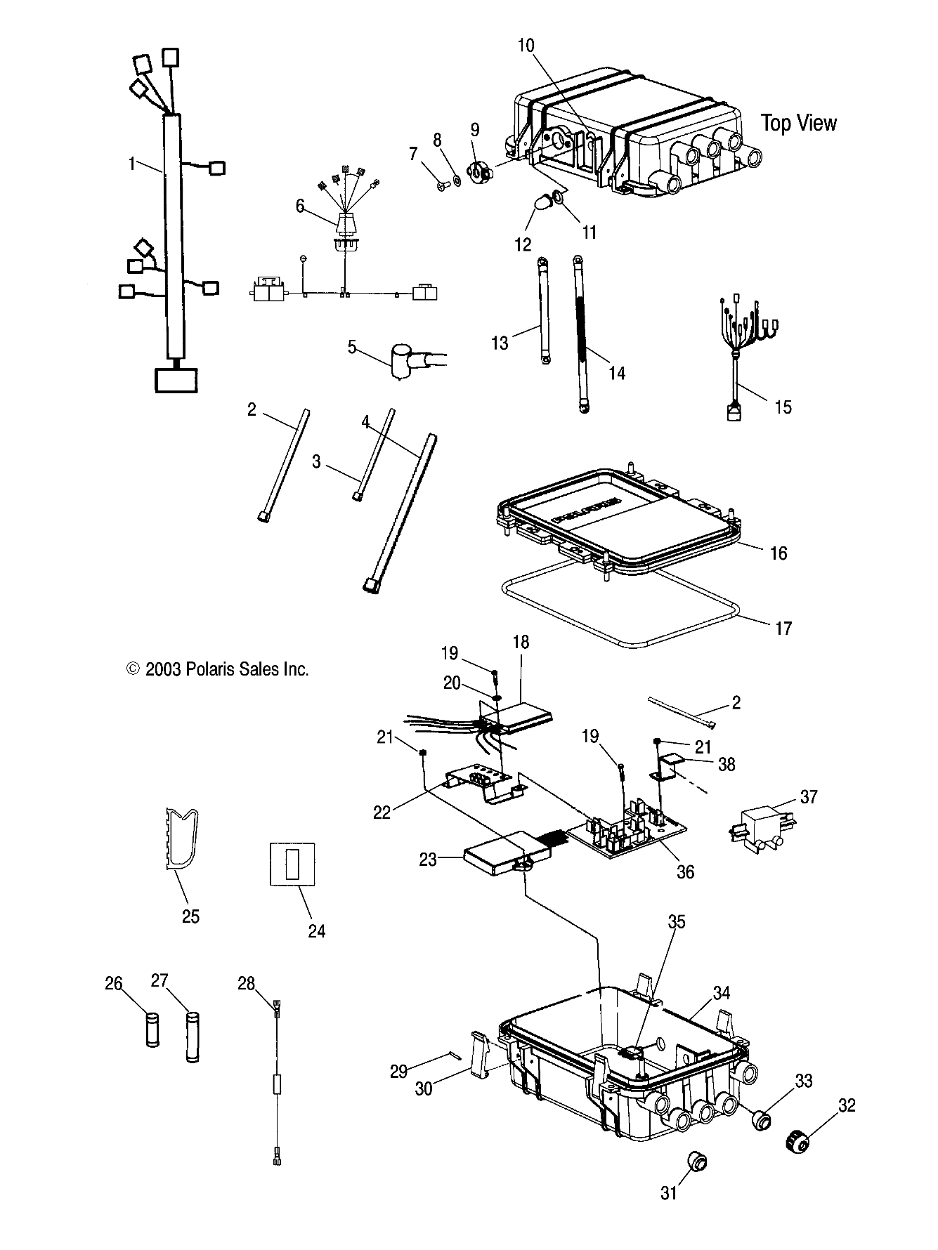 ELECTRICAL BOX - W045297DA/IA/IB (4990519051B11)