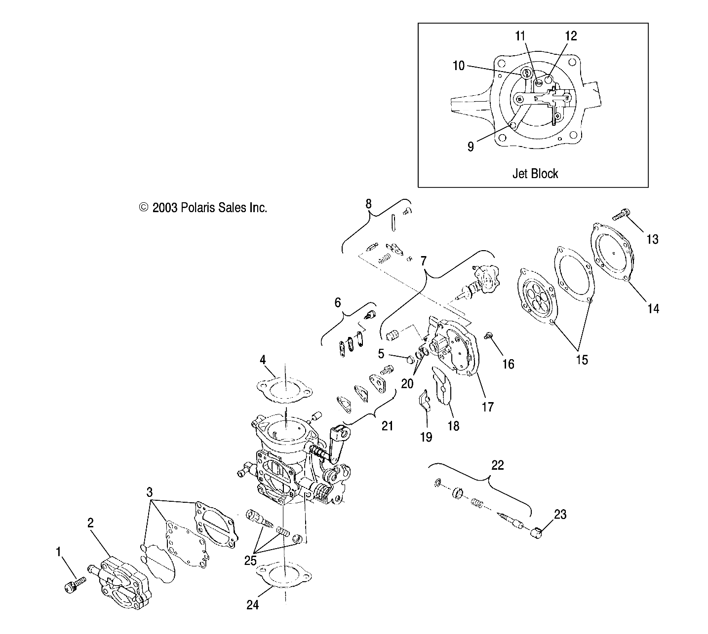 CARBURETOR - W045297DA/IA/IB (4990519051C04)