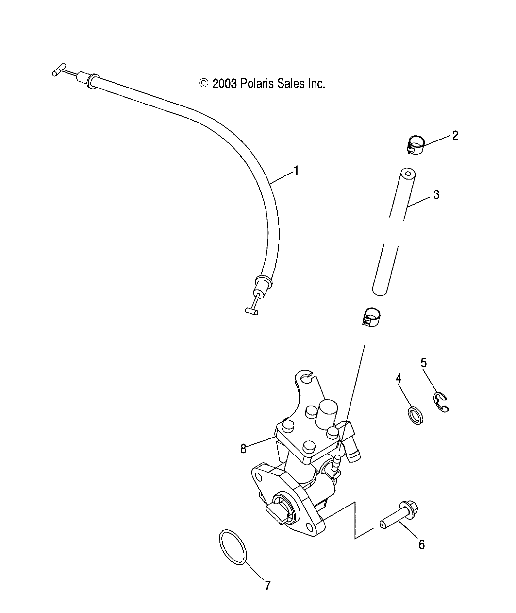 OIL PUMP - W045297DA/IA/IB (4990519051C05)