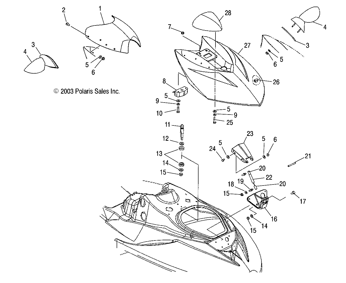 COMPARTMENT DOOR - W045303CA/IA (4990539053A03)