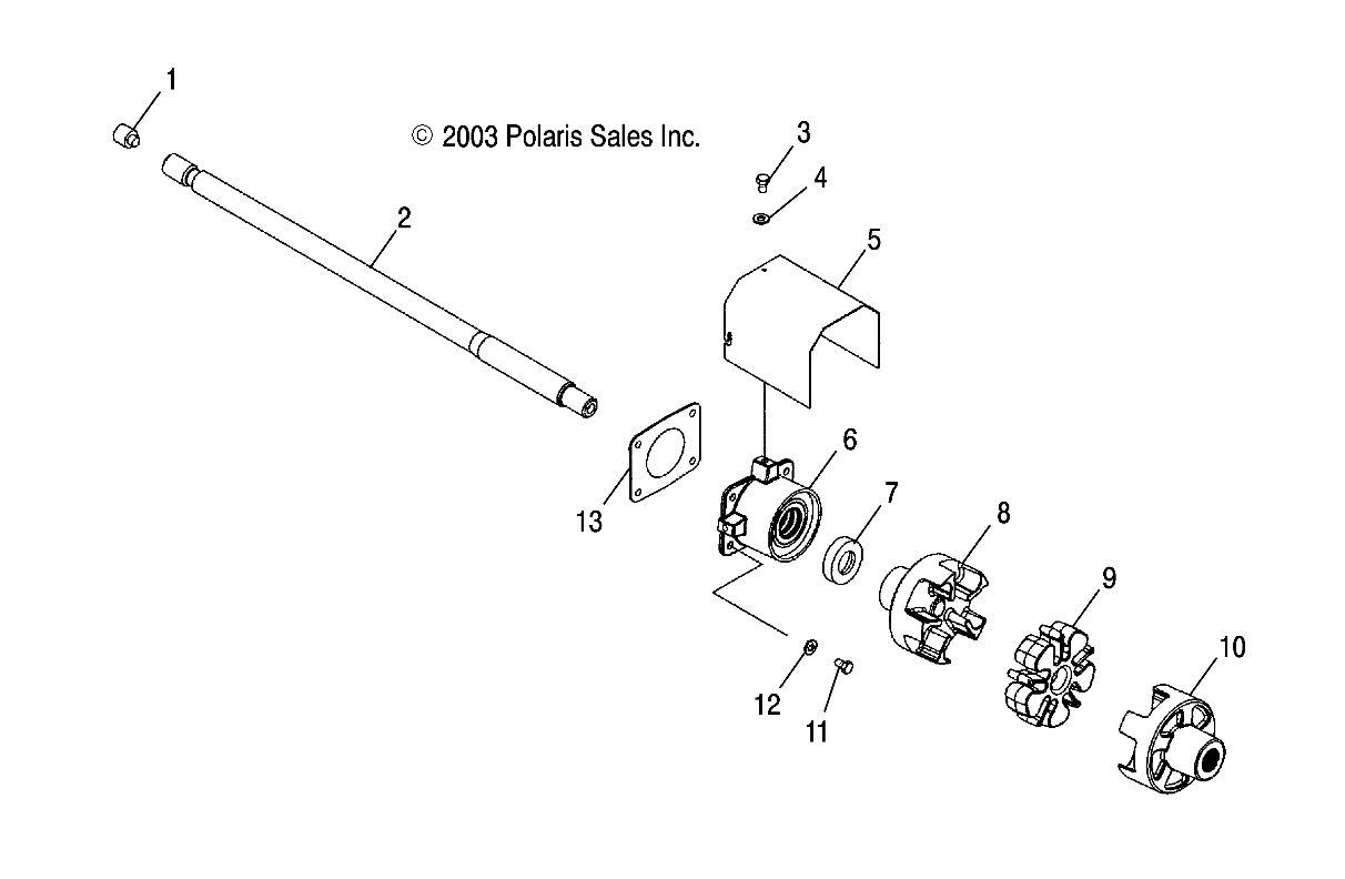 DRIVE SYSTEM - W045303CA/IA (4990539053B01)