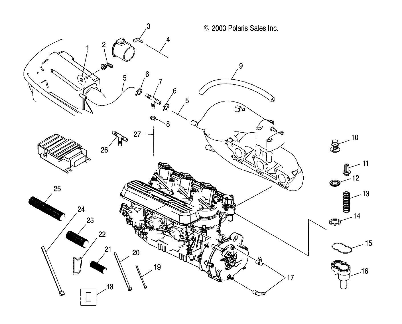 COOLING SYSTEM - W045303CA/IA (4990539053B07)