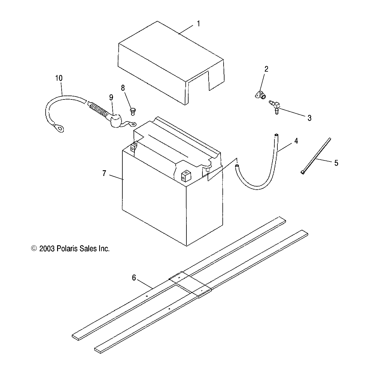 BATTERY BOX - W045303CA/IA (4990539053B09)