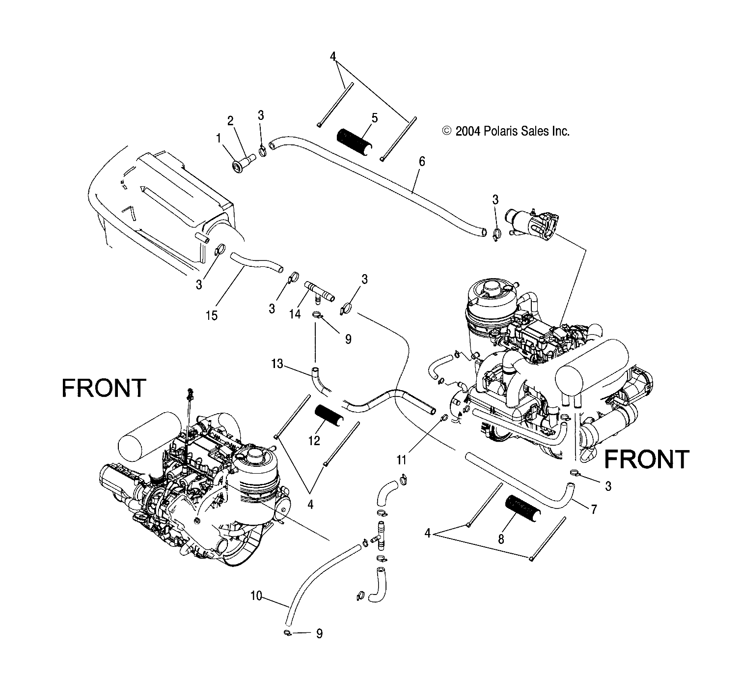 COOLING SYSTEM - W045304CA/IA/CB/IB/CC/IC (4990559055B04)