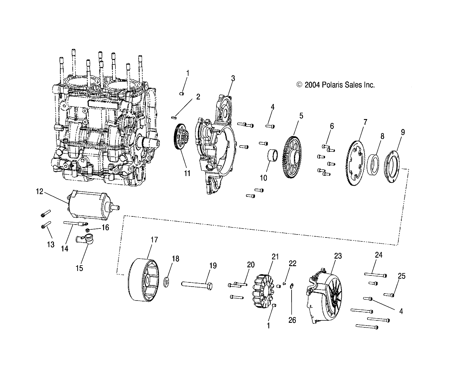 MAGNETO - W045304CA/IA/CB/IB/CC/IC (4990559055C01)