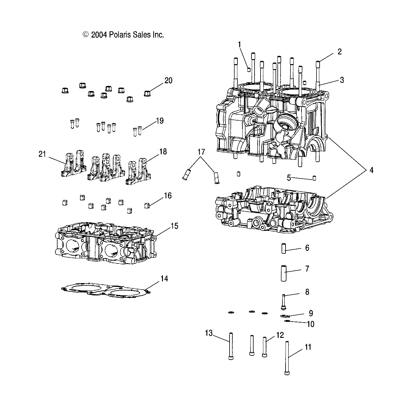 CYLINDER - W045304CA/IA/CB/IB/CC/IC (4990559055C07)