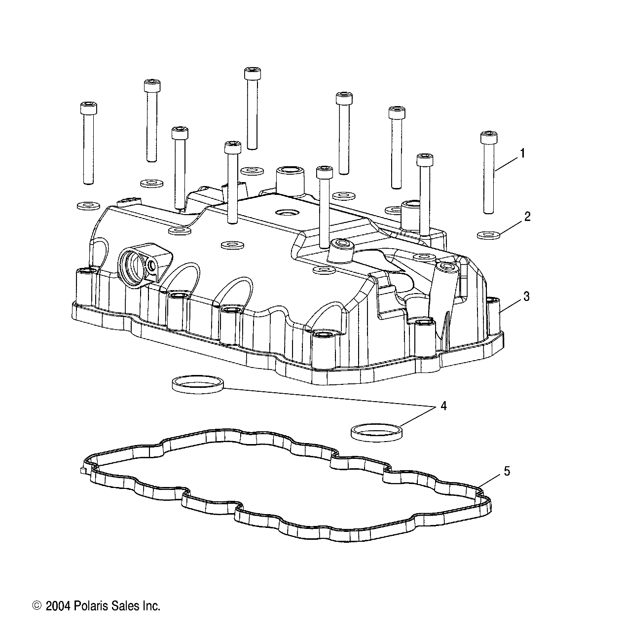 VALVE COVER - W045304CA/IA/CB/IB/CC/IC (4990559055C08)