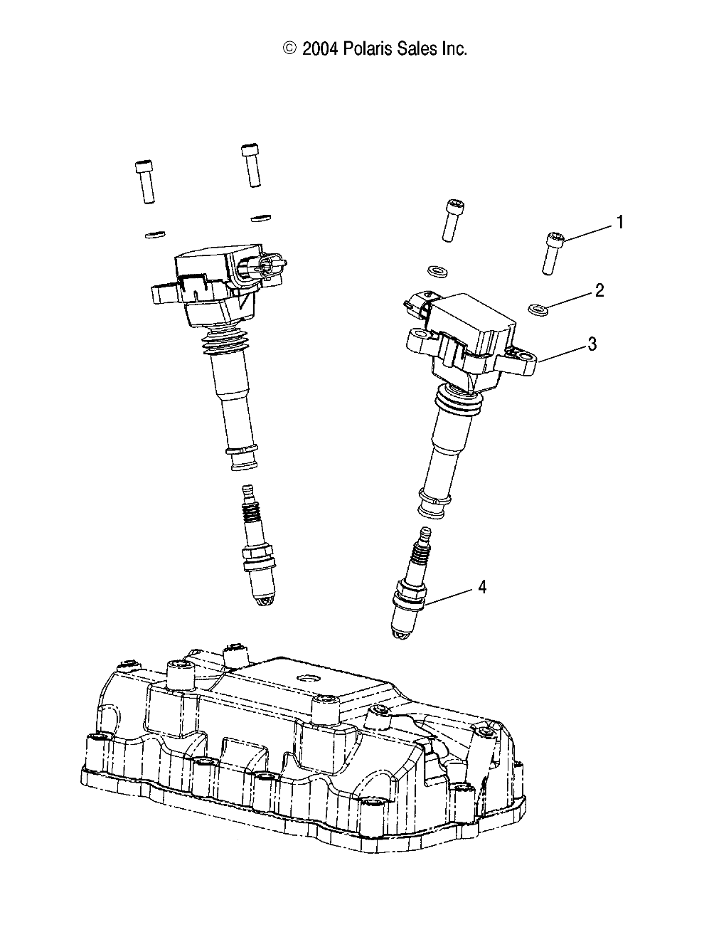 IGNITION COILS - W045304CA/IA/CB/IB/CC/IC (4990559055C11)