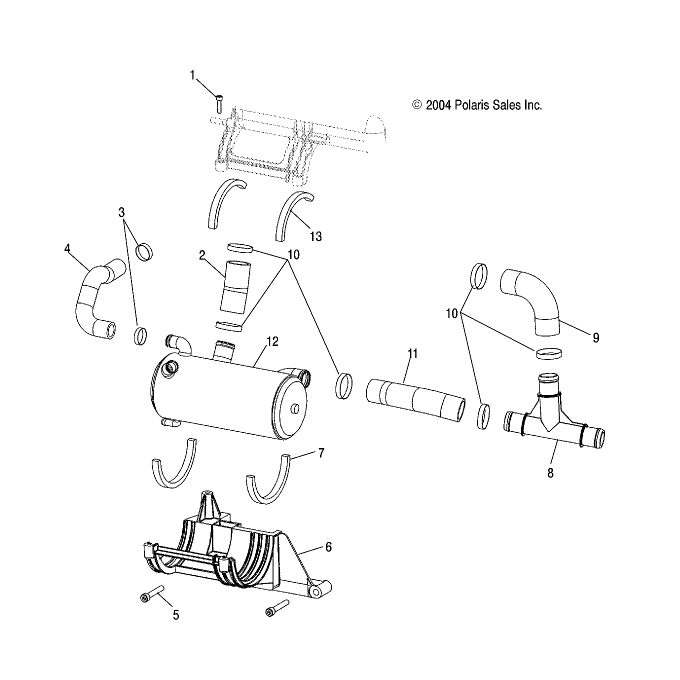 WATER/HEAT EXHANGER - W045304CA/IA/CB/IB/CC/IC (4990559055D05)