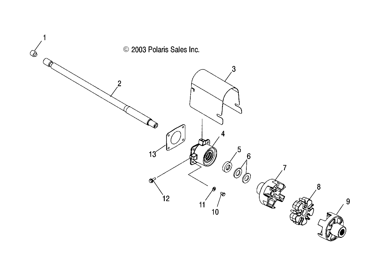 DRIVE SYSTEM - W045305CA/IA/CB/IB/IE/CC/IC/CD/ID/IF (4990579057A12)