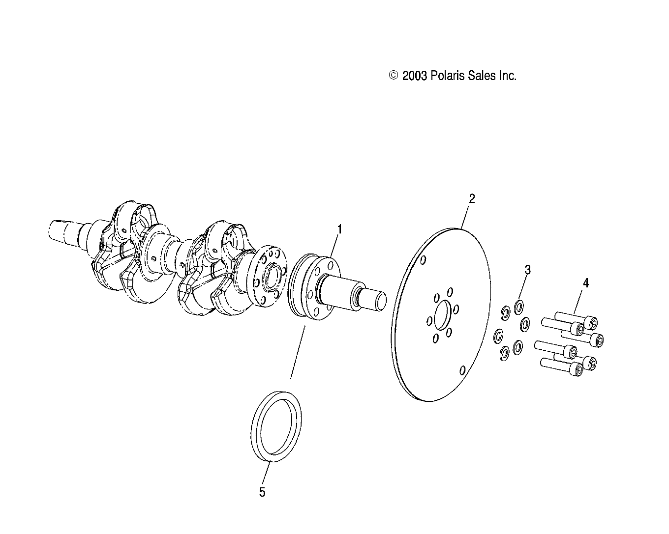 FLYWHEEL - W045305CA/IA/CB/IB/IE/CC/IC/CD/ID/IF (4990579057C02)