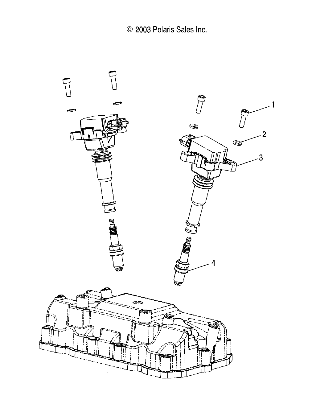 IGNITION COILS - W045305CA/IA/CB/IB/IE/CC/IC/CD/ID/IF (4990579057C11)