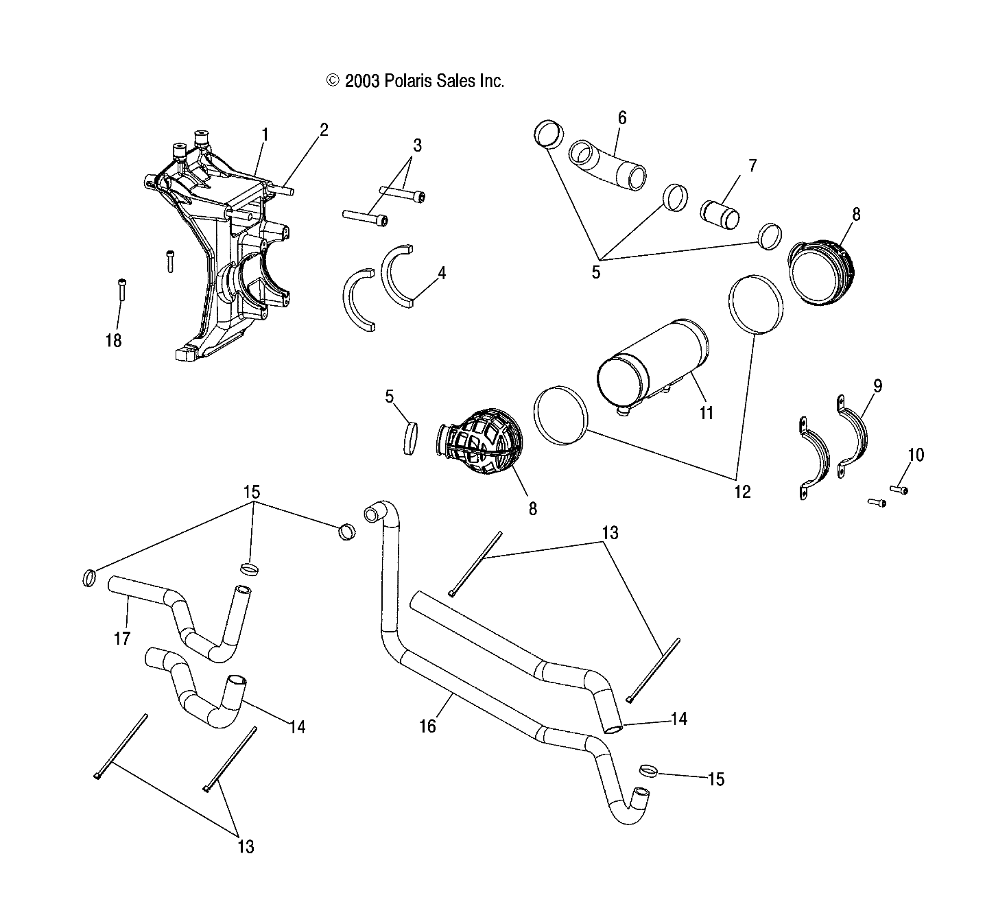 OIL COOLER - W045305CA/IA/CB/IB/IE/CC/IC/CD/ID/IF (4990579057C14)