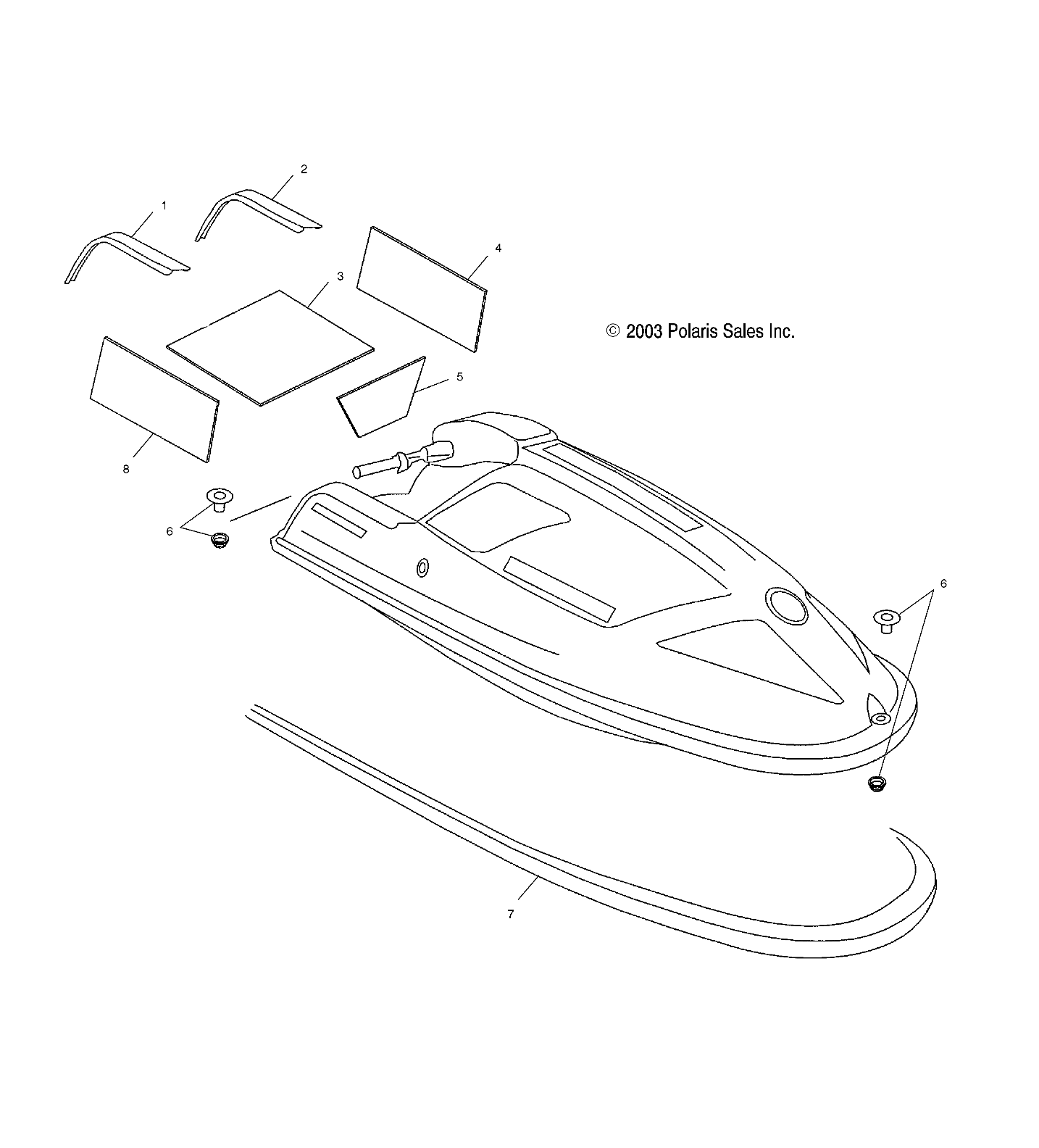 TRIM and BUMPER - W045402DA (4990599059A03)