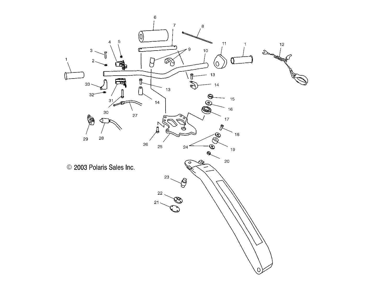 STEERING - W045402DA (4990599059A08)