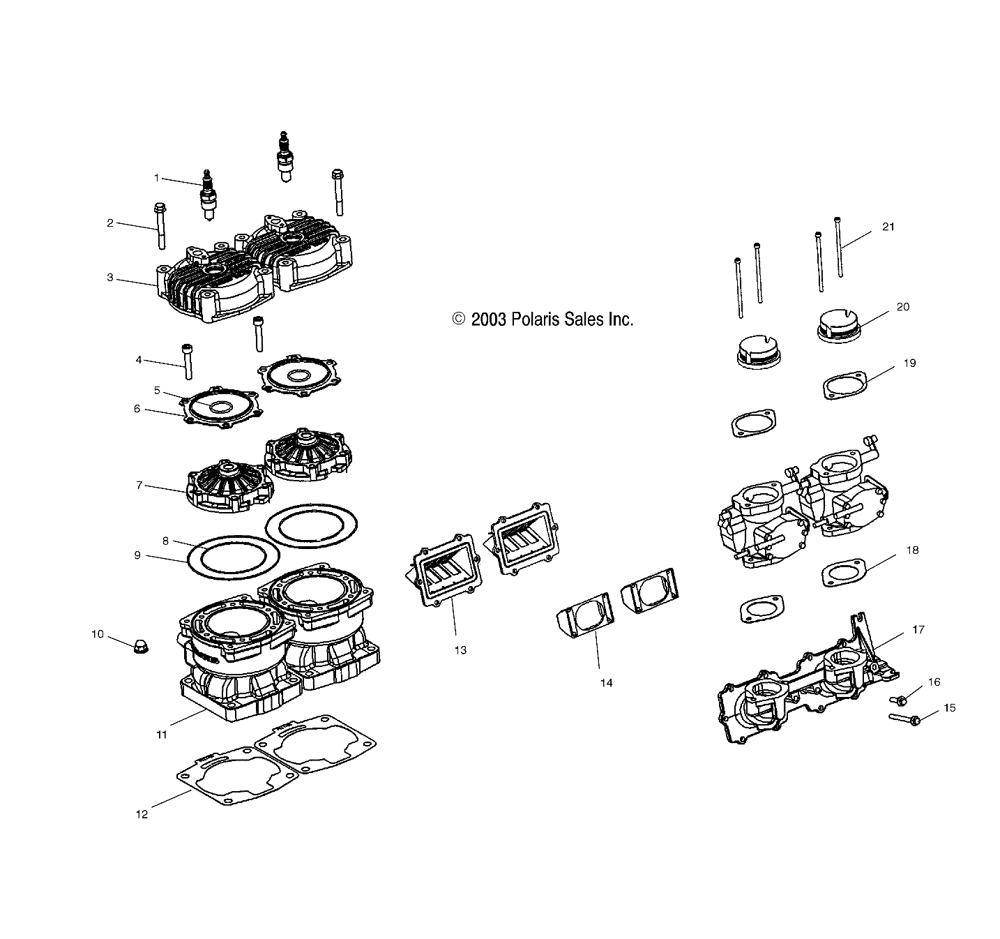 CYLINDER and MANIFOLD - W045402DA (4990599059B09)