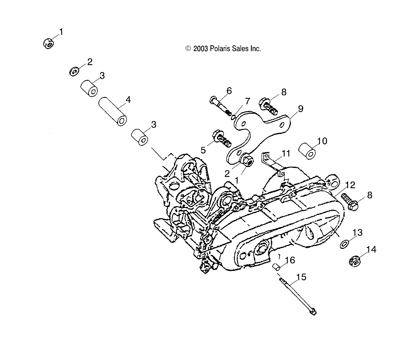 ENGINE BRACKET - A04KA09CA/CB (4991329132A14)