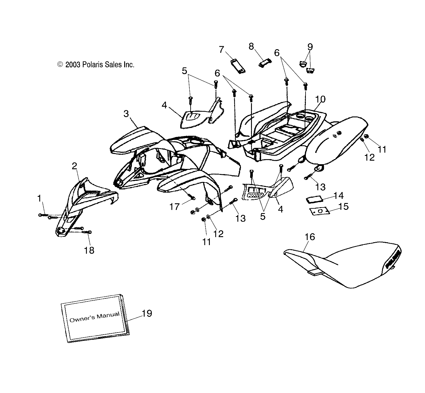 CAB/SEAT - A04KA09CA/CB (4991329132B04)