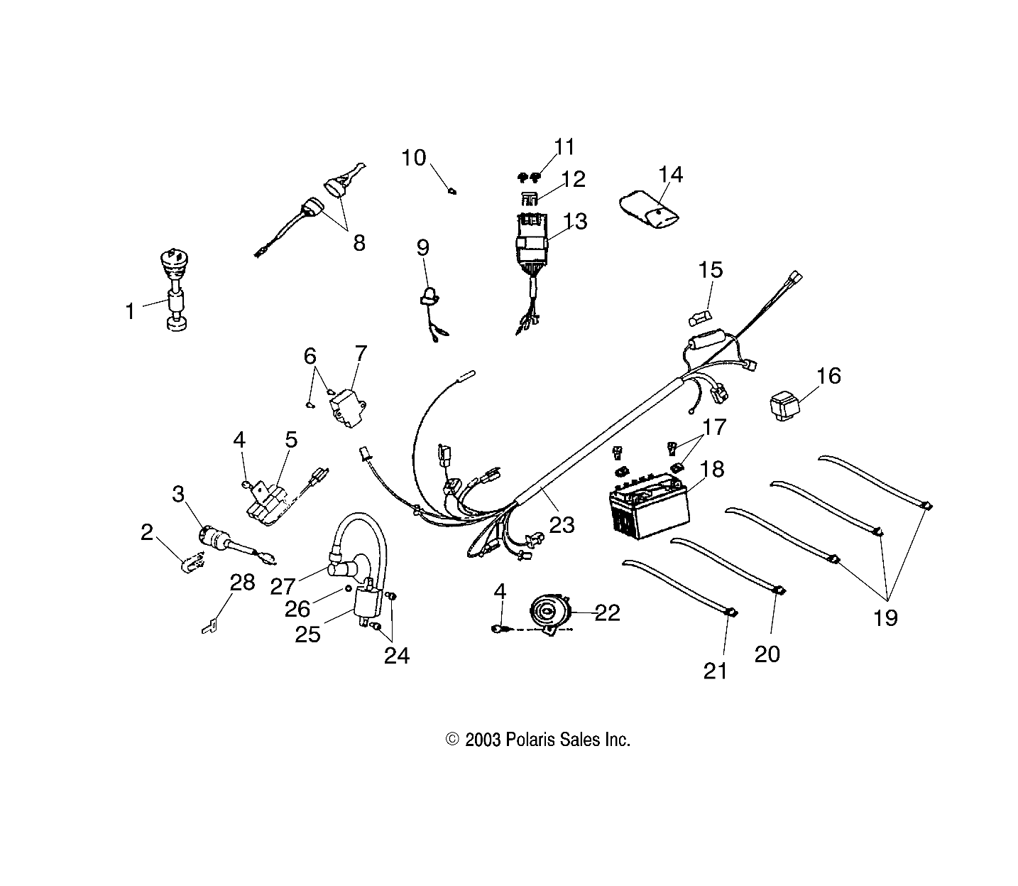 ELECTRICAL PARTS - A04KA09CA/CB (4991329132C03)