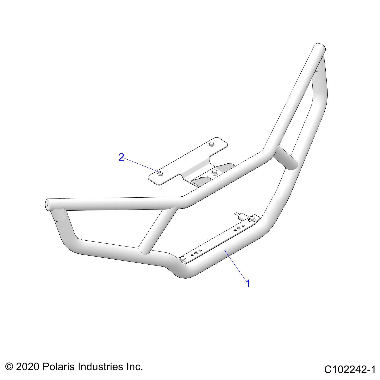 BODY, FRONT BRUSH GUARD - A23S6E57FK (C102242-1)