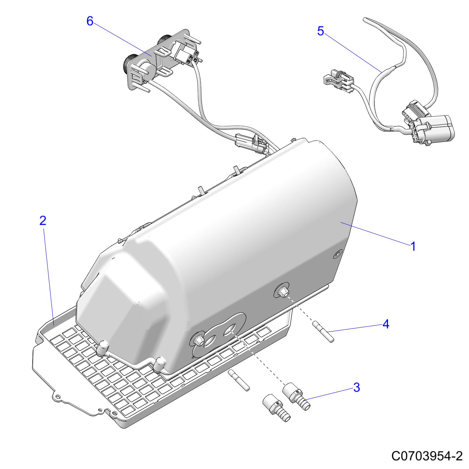 BODY, HEATER ASSEMBLY - D20BGP99A4 (C0703954-2)