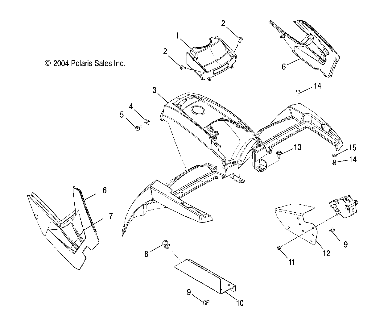 FRONT CAB - A05MH50AB/AC/AG/AH/AL/AT/FB (4994169416A05)