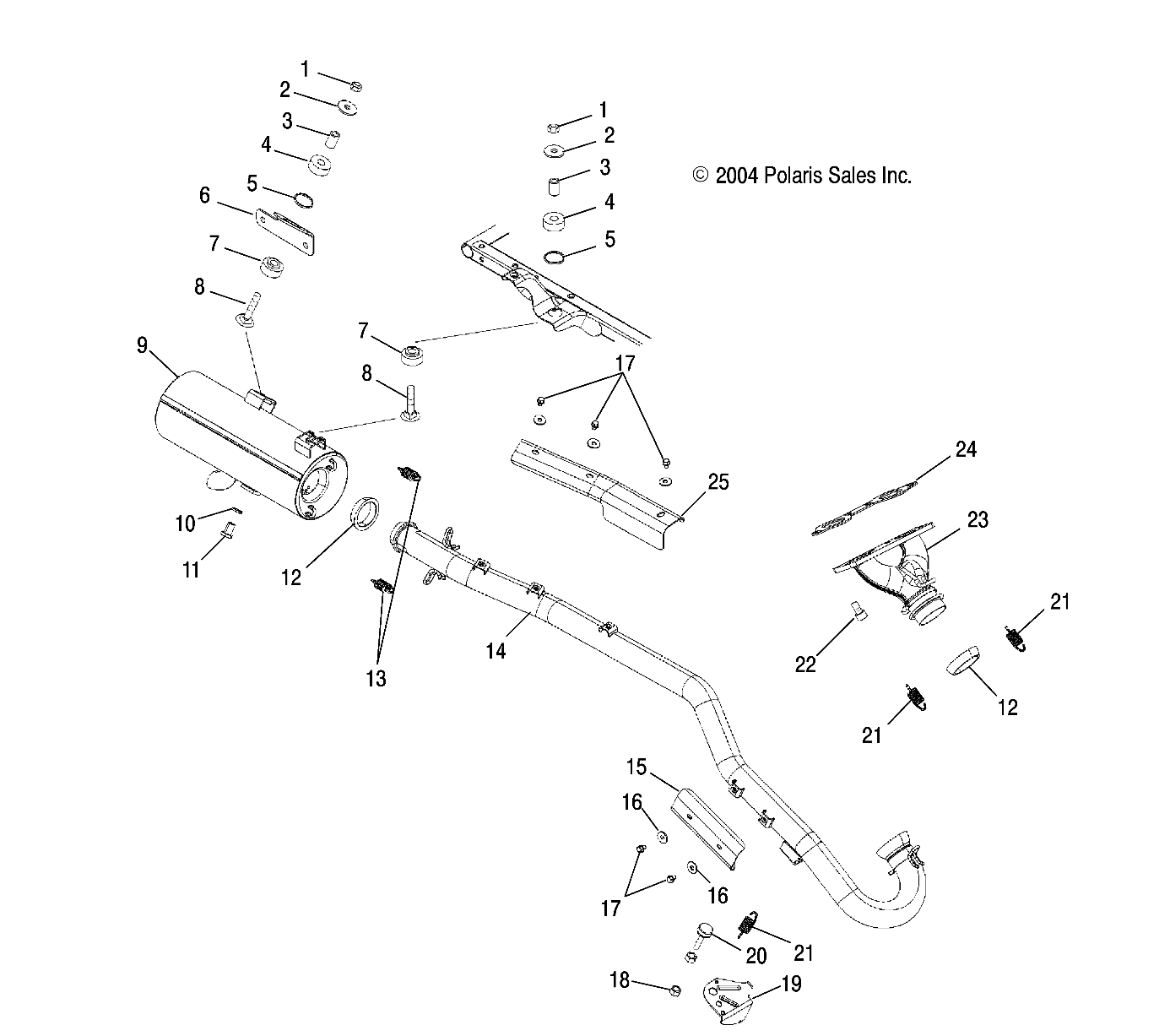 EXHAUST SYSTEM - A05MH68AK/AN/AD (4994199419A11)