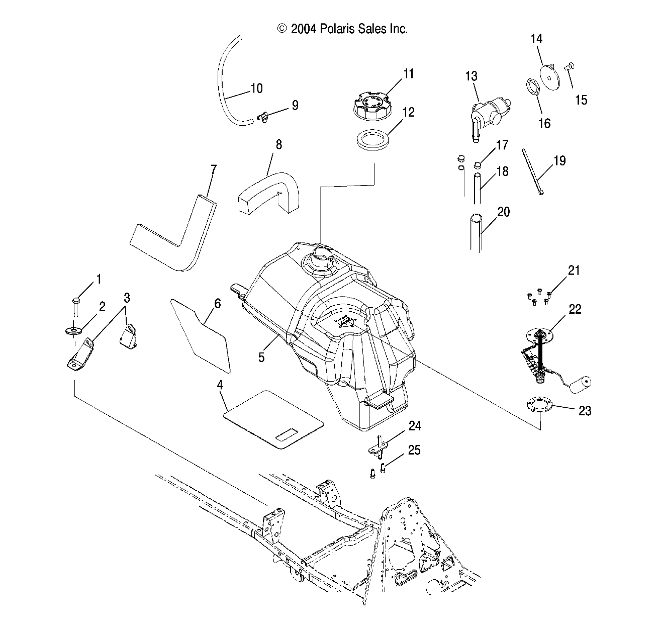 FUEL TANK - A05MH59AK/AN (4994199419B03)