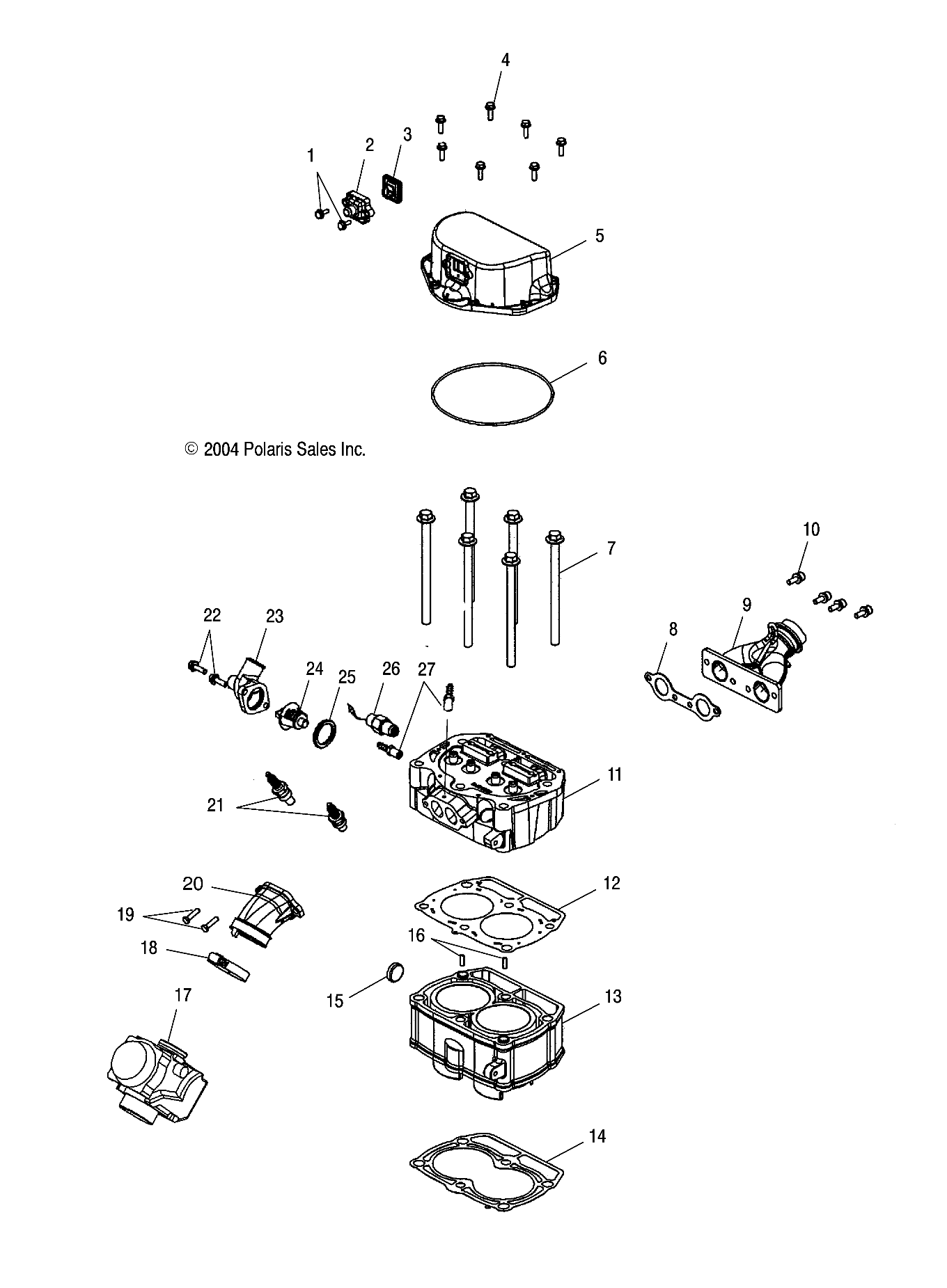 CYLINDER and CYLINDER HEAD - A05MH59AK/AN (4994199419D09)