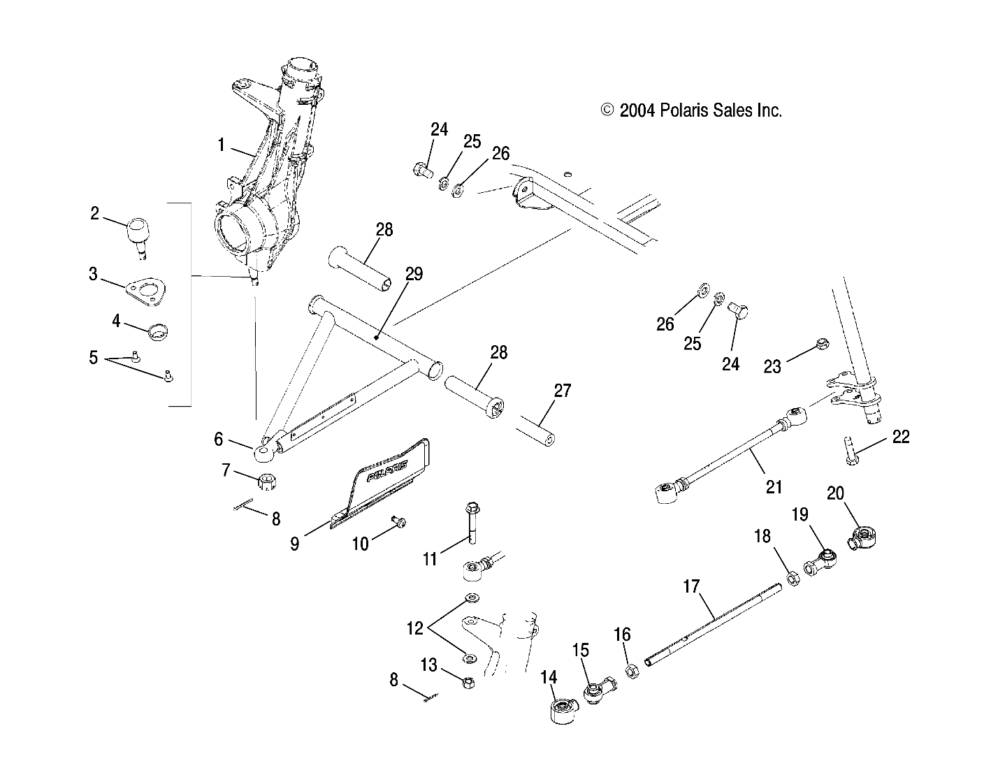 A-ARM and STRUT MOUNTING - A05MH76AC/AT/AU/AW (4977217721C07)