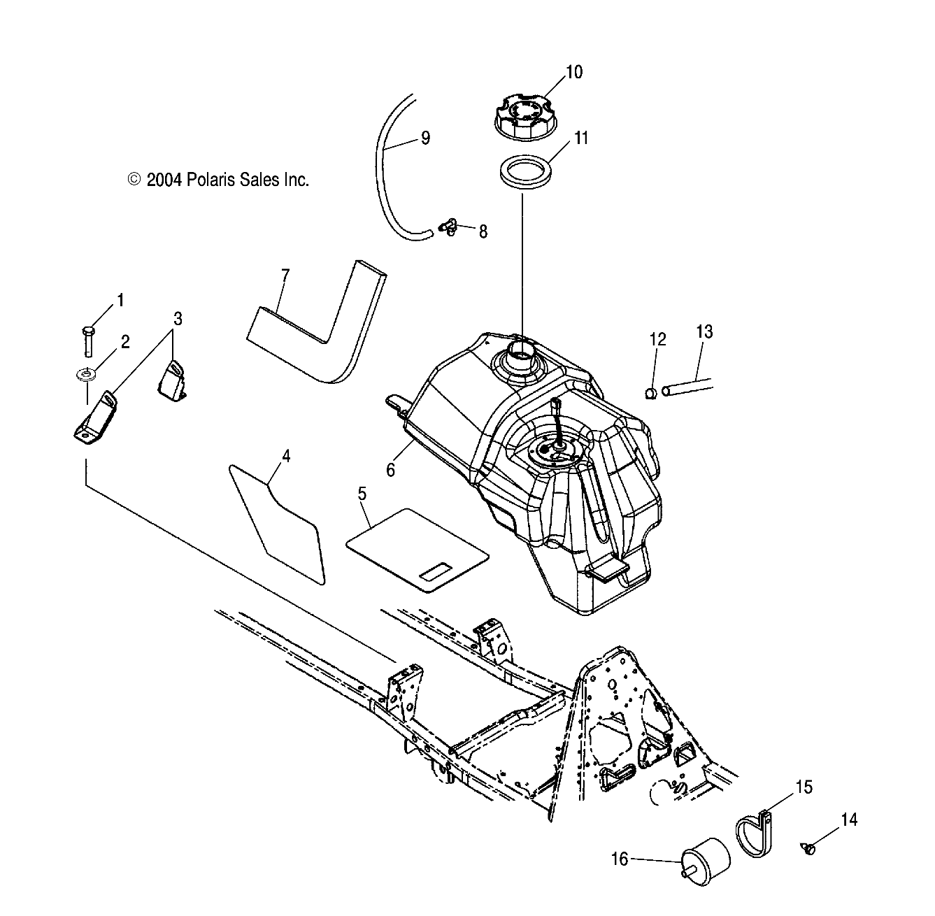 FUEL TANK - A05MH68AC/AS/AT/AU/AW (4994279427B05)