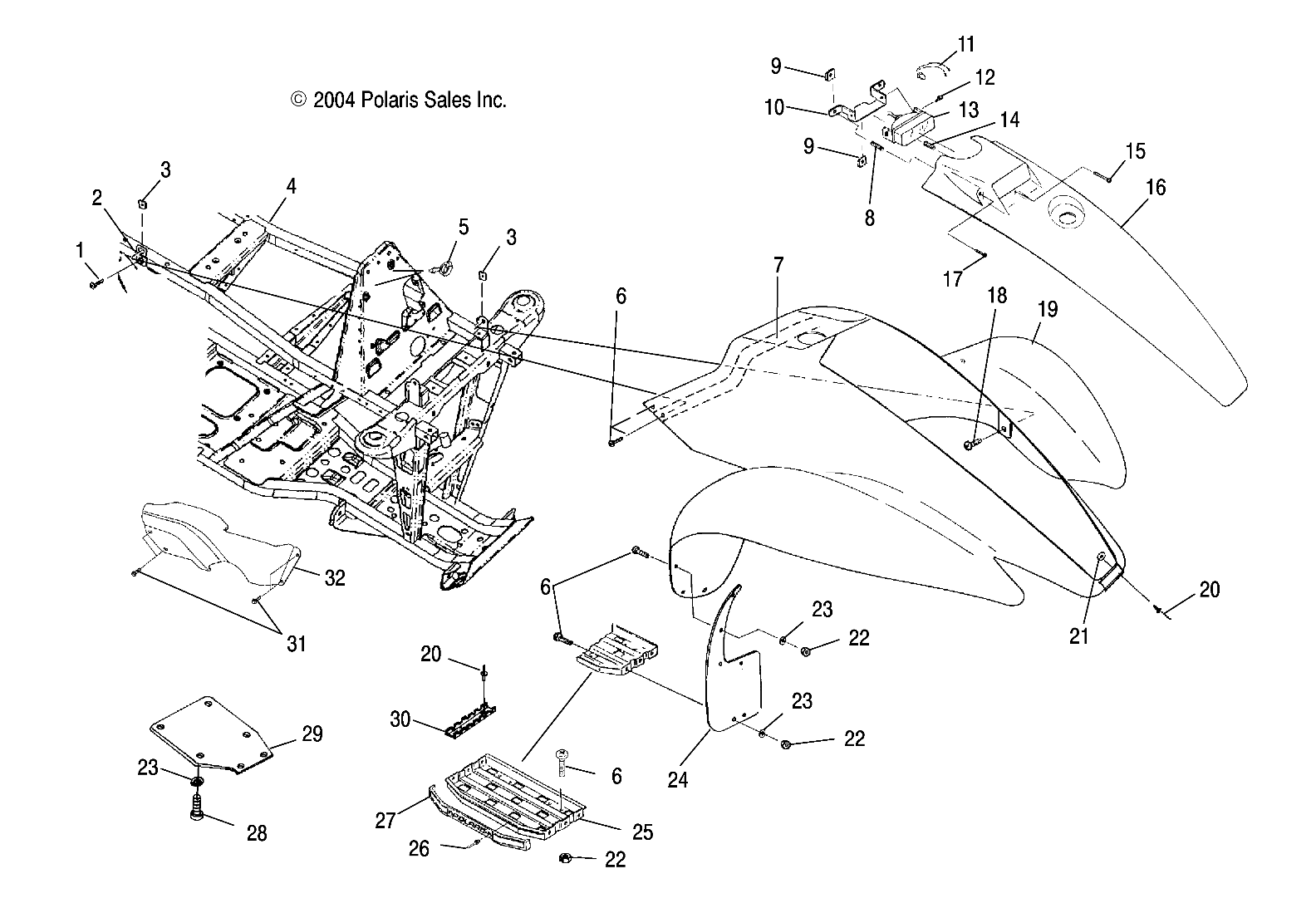 FRONT CAB - A05BA25CA/CB (4994739473A03)