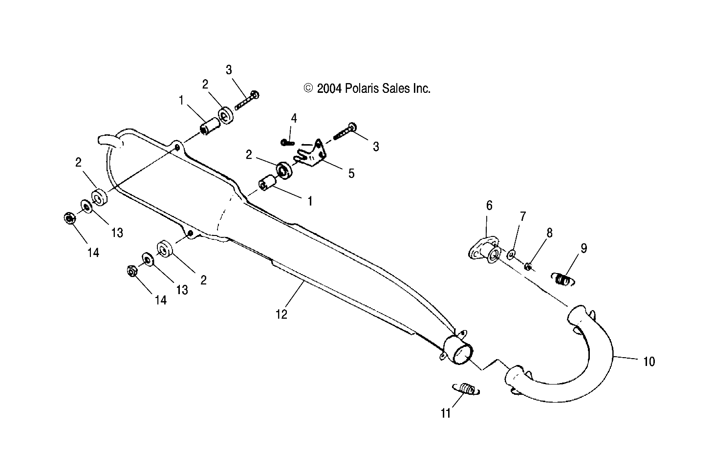 EXHAUST SYSTEM - A04BA25CA/CB (4994739473A08)