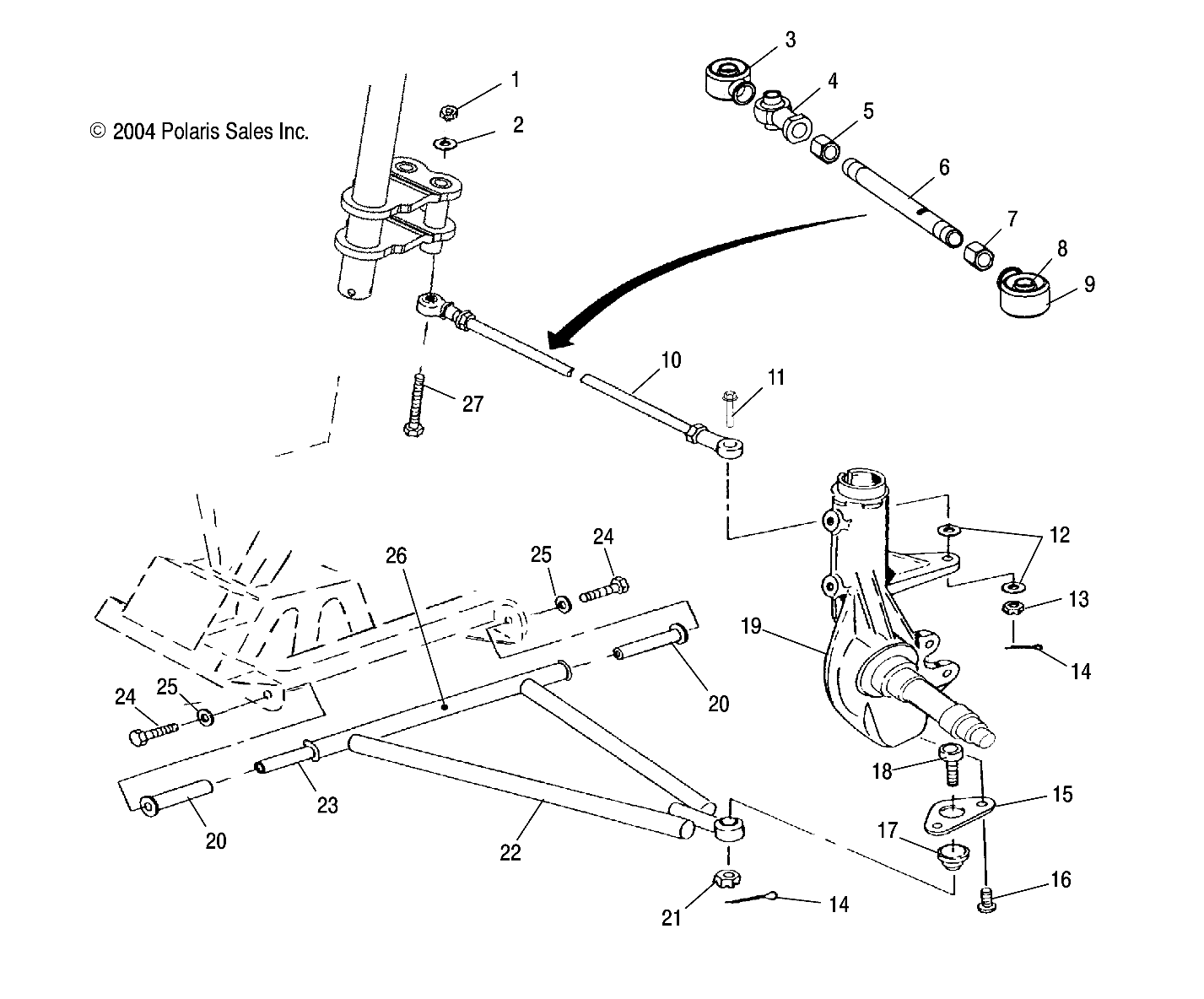 A-ARM/STRUT MOUNTING - A05BA25CA/CB (4994739473B01)