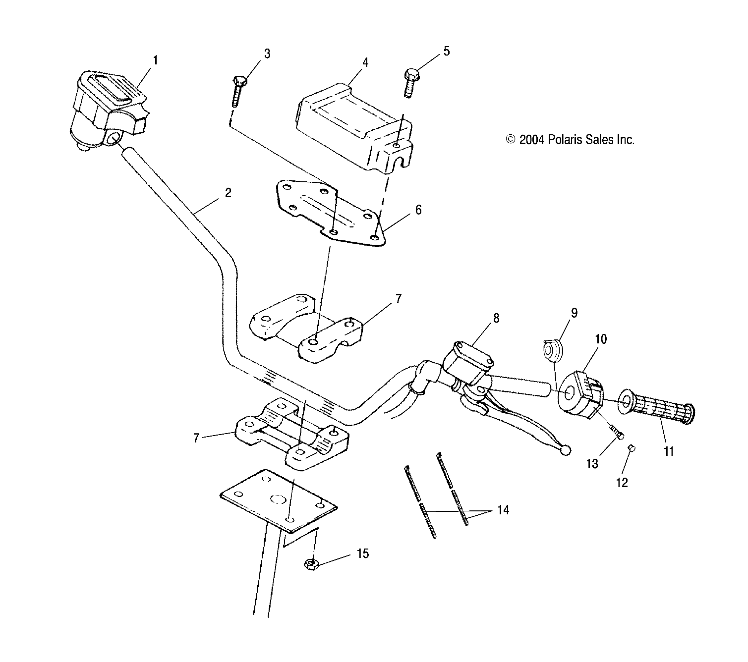 HANDLEBAR - A05BA25CA/CB (4994739473B02)