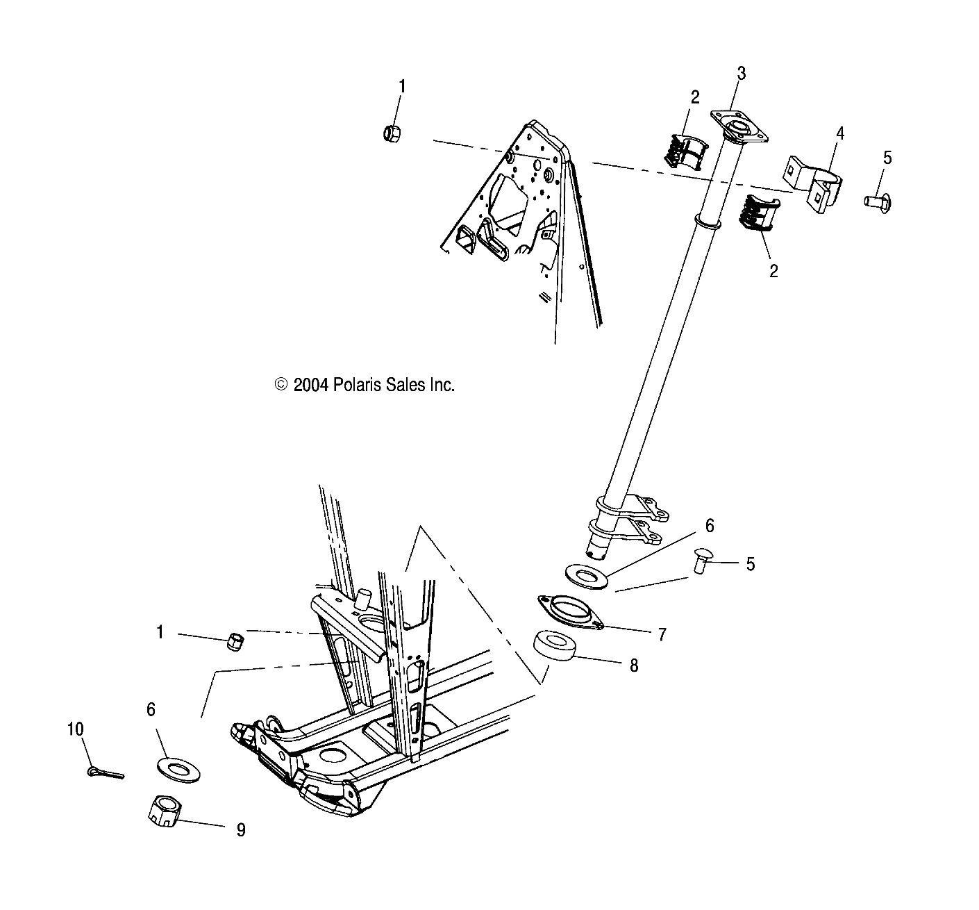 STEERING POST - A06BA25CA (4994739473B11)